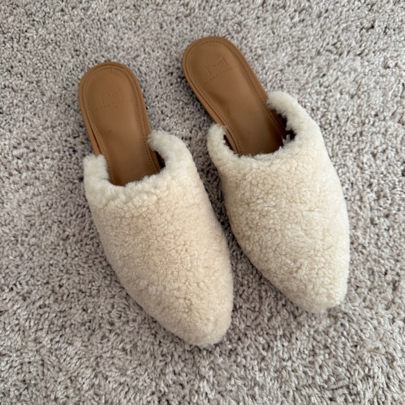 Marc Fisher Genuine Shearling Leather Mule - Picture 7 of 7